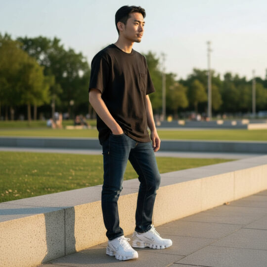 Nike Shox TL White Metallic Silver