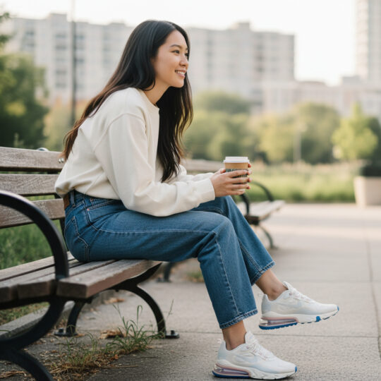 Nike Air Max 270 React Summit White Ghost Aqua